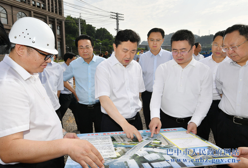 罗增斌前往巴中主城区调研城市建设工作